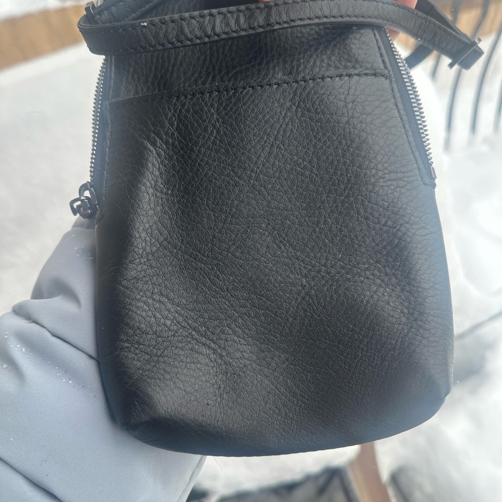 Hammitt VIP Mobile Black Leather Crossbody Bag - Picture 8 of 15